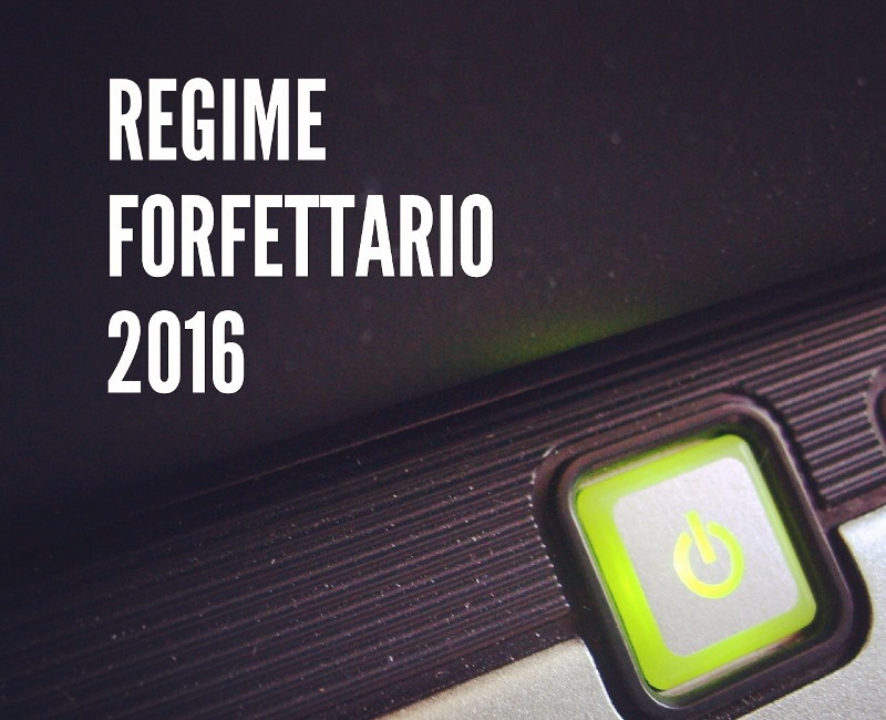 Regime Forfetario 2016 – Novità