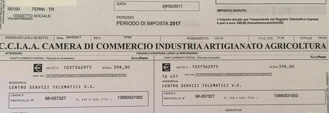 Bollettini Truffa Camera Di Commercio