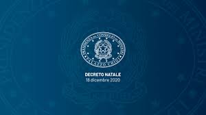 DECRETO LEGGE N.172 DEL 18/12/2020