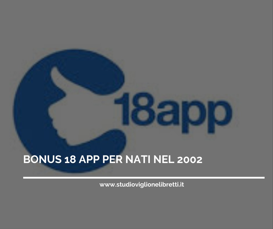 BONUS 18 APP – NATI NEL 2002