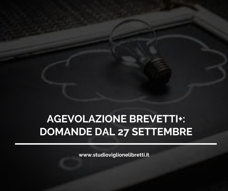 AGEVOLAZIONI PMI BREVETTI+