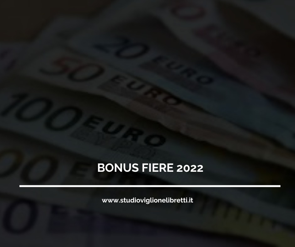 BONUS FIERE 2022