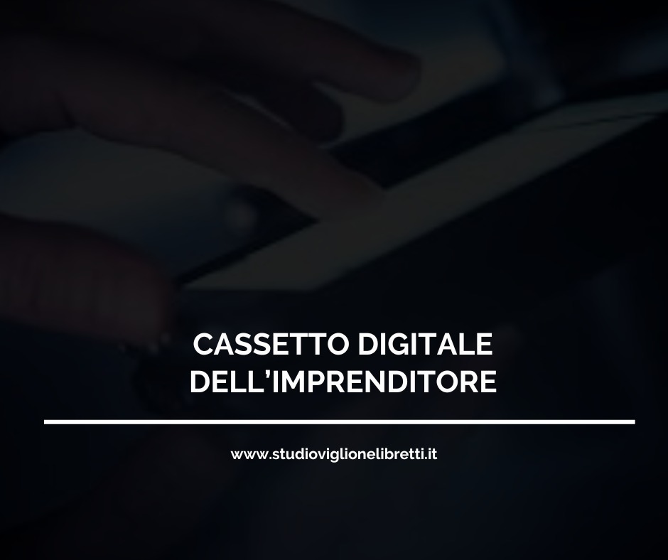 CASSETTO DIGITALE DELL’IMPRENDITORE