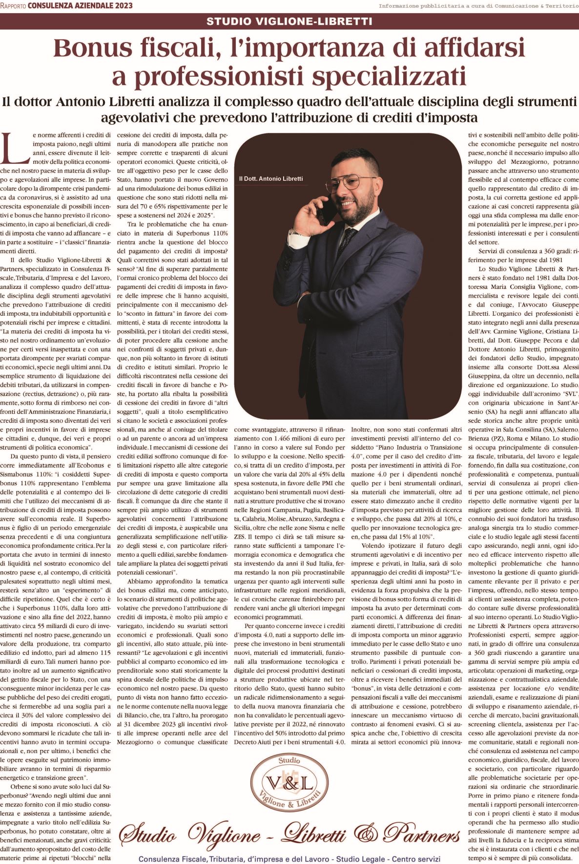 Articolo Di Repubblica – Intervista Al Dott. Antonio Libretti