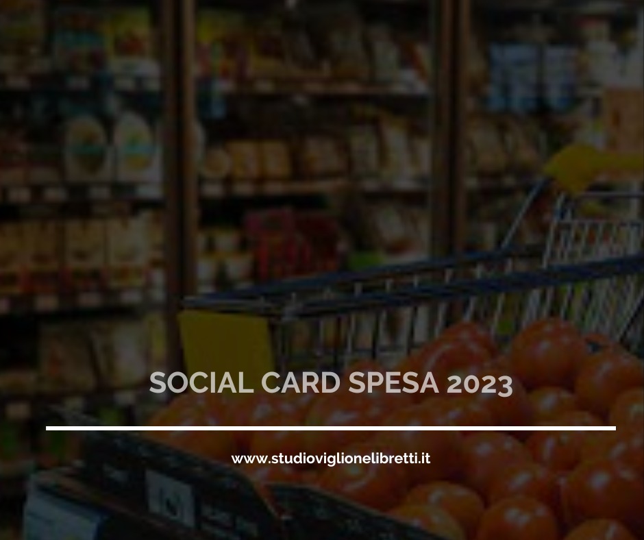 SOCIAL CARD SPESA 2023